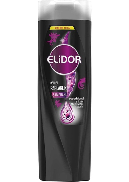 Superblend Saç Bakım Şampuanı Esmer Parlaklık E Vitamini Chia Tohumu Yağı Melanin 400 ml