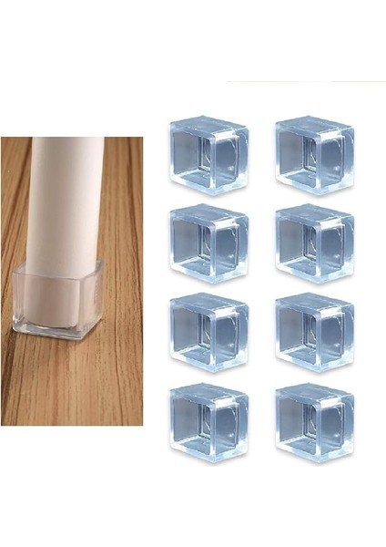 Sandalye Pabucu,masa,koltuk,tabure Ayak Kılıfı 8 Adet (30X30 Kare)