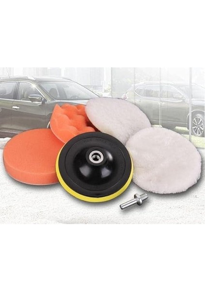 6 Parça 12.5cm Battal Boy Oto Pasta Cila Polisaj Seti fırsatları