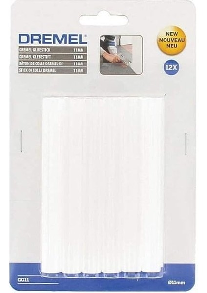 GG11 Çok Amaçlı Yüksek Sıcaklık (165°-195°C) Tutkal Çubukları, 11 Mm, 12'li fiyatları