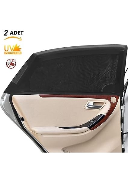 2 Adet Yan Cam Güneşlik Perdesi Kılıfı Oto Araç Arka Yan Cam Güneşliği Perdesi fiyatları