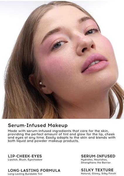 Co. Allık Ruj Göz Farı Glow Tint Radiant Pink, Nemlendirici Makyaj, 505 Pembe, Hyaluronik Asit Peptit fiyatları