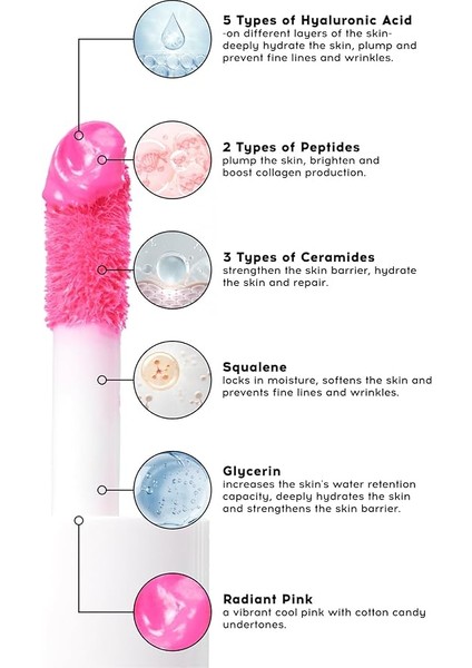 Co. Allık Ruj Göz Farı Glow Tint Radiant Pink, Nemlendirici Makyaj, 505 Pembe, Hyaluronik Asit Peptit modelleri