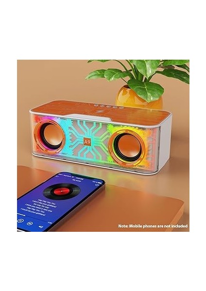 Karaoke Makinesi Şeffaf Mecha Tasarım Hoparlör Taşınabilir Bt Mikrofon ve 2 Kablosuz Mikrofonlu Hoparlör Seti LED Renkli Işık El Mikrofonu Doğum Günü Partisi Için Karaoke Leri Dış Mekan Ev Ktv fiyatları