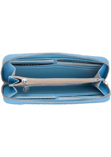 Mavi Hakiki Deri Kadın Cüzdan - S1CB00005800-P6P