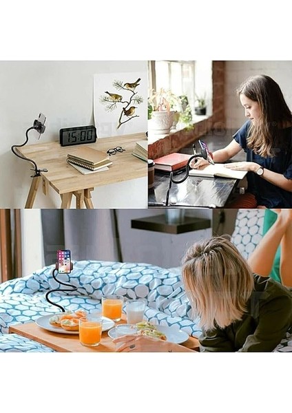 Oynar Başlıklı Akrobat Telefon Tutucu Portatif Telefon Tutma Aparatı Siyah modelleri