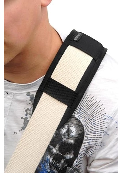 Waves Pw-Fsp-1 Naylon Dokuma Omuz Pedi Air Cell Gitar Kayışı Omuz Pedi Siyah fırsatları