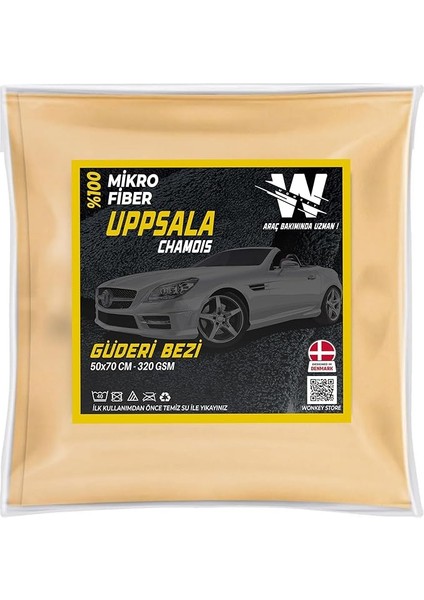 - Güderi Oto Kurulama Bezi 50X70 Cm, Büyük Boy Ultra Emici Araç Kurulama Havlusu, Yıkanabilir Sentetik Araba Güderi Bezi