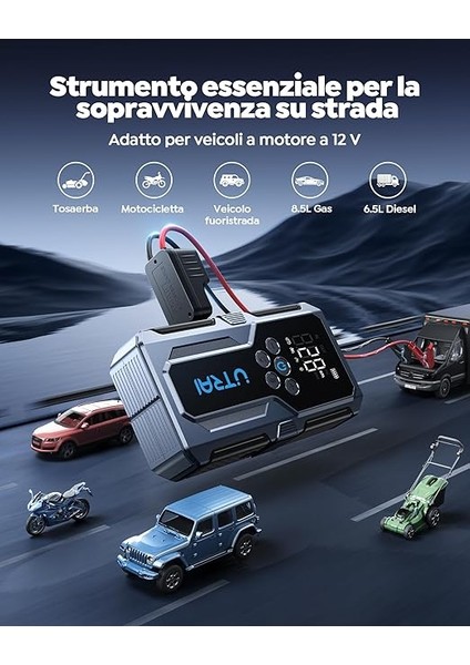 Js-9 Jstar 9 15000MAH 1500A Akü Takviye Cihazı + Lastik Şişirme Pompası Taşınabilir Jump Starter (Çanta+Powerbank+Led Lamba+Lcd Ekran) fiyatları