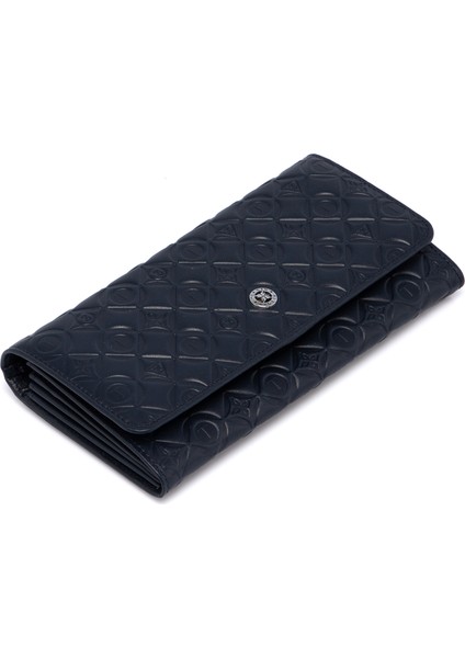 Lacivert Hakiki Deri Kadın Cüzdan - S1CB00005783-M80 fiyatları