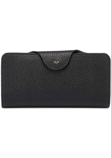 Siyah Hakiki Deri Kadın Cüzdan - S1CB00005767-D3H