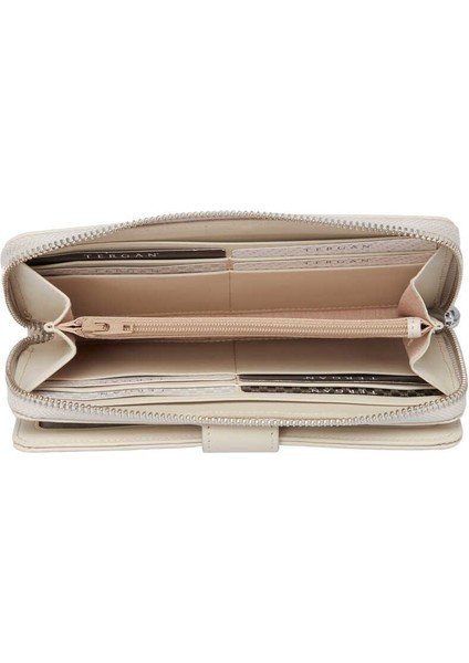 Bej Hakiki Deri Kadın Cüzdan - S1CB00005789-A56