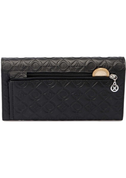 Siyah Hakiki Deri Kadın Cüzdan - S1CB00005783-C59