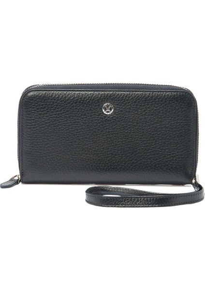 Lacivert Hakiki Deri Kadın Cüzdan - S1CB00005734-A38