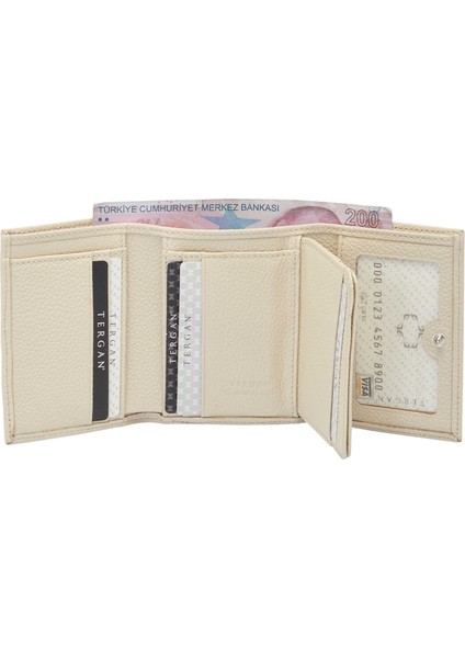 Bej Hakiki Deri Kadın Cüzdan - S1CB00005633-B19