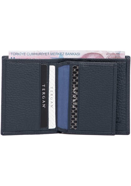 Lacivert Hakiki Deri Erkek Cüzdan - S1CE00001503-A38