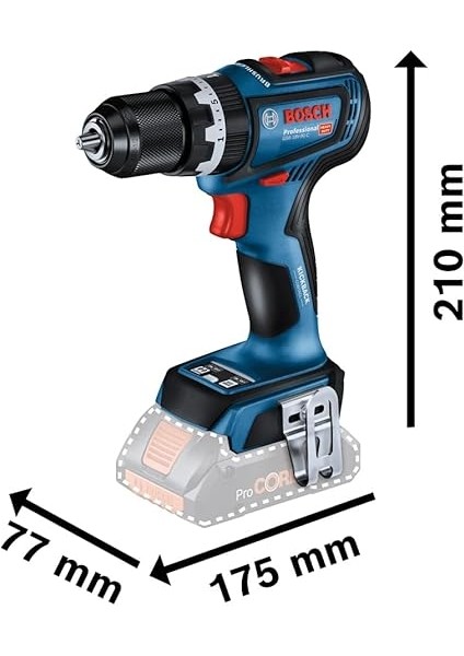 Professional Gsb 18V-90 C Akülü Darbeli Delme Vidalama Makinesi (18 Volt, Solo, Yumuşak/sert Tork: 36/64 Nm; Karton Kutuda, Akü ve Şarj Cihazı Dahil Değildir) modelleri