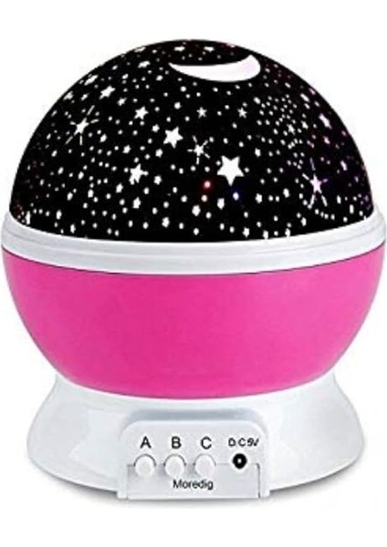 Dönen Star Master Renkli Yıldızlı Gökyüzü Projeksiyon Gece Lambası Renkli Aydınlatma modelleri