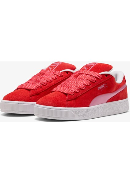 Suede Xl En Piste Kadın Kırmızı Spor Ayakkabı.01 fiyatları