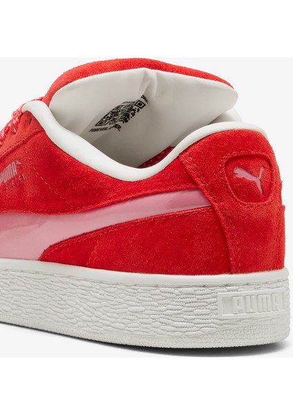 Suede Xl En Piste Kadın Kırmızı Spor Ayakkabı.01