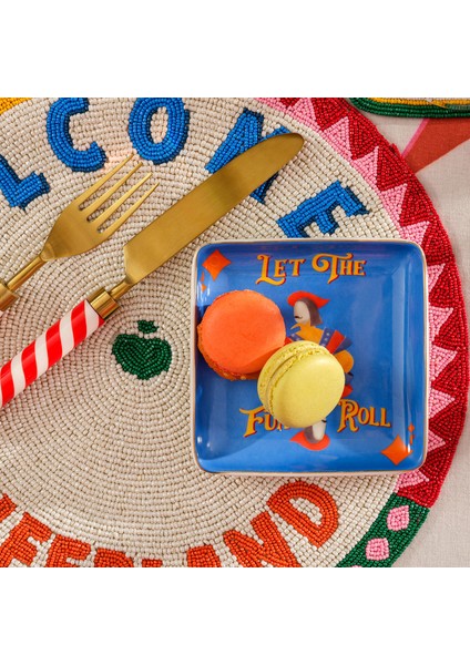 Luohu Porselen Tabak 12X12X2 cm Mavi fiyatları