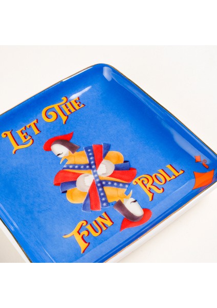 Luohu Porselen Tabak 12X12X2 cm Mavi fırsatları