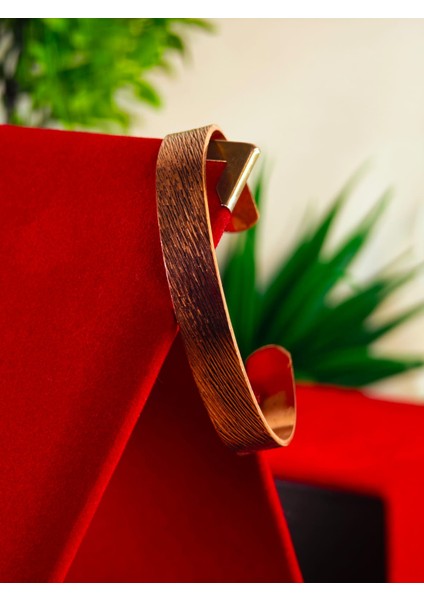 Saf Bakır Bileklik El Yapımı Üzerinde Özel Tasarımlar