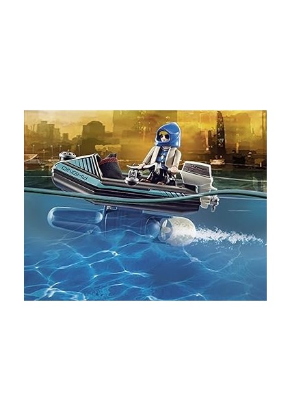 70782 Şehir Aksiyonu Polis Uçma Sırt Çantası ve Bot, Eğlenceli Yaratıcı Rol Yapma, Oyun Seti, 4 Yaşındaki ve Daha Büyük Çocuklar Için Uygundur fiyatları