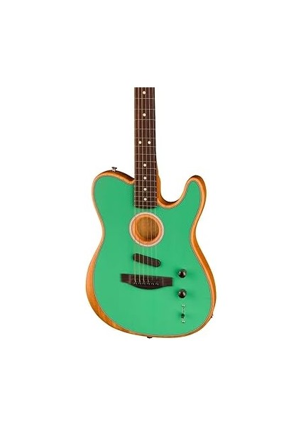 Limited Edition Acoustasonic Player Telecaster Sea Foam Green Elektro Akustik Gitar modelleri