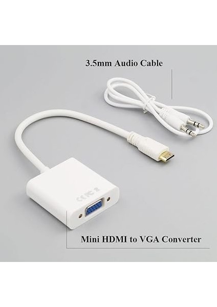 HDMI To VGA Ses Destekli Çevirici Dönüştürücü Adaptör modelleri