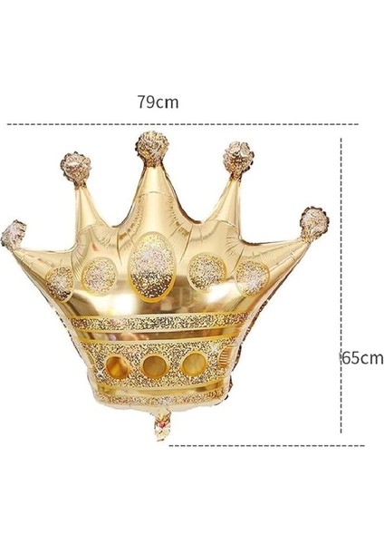 Dolabı Kral Taçlı Balon Zinciri Doğum Günü Seti İyi Ki Doğdun 10 Adet Altın Renkli Süslü Set fiyatları