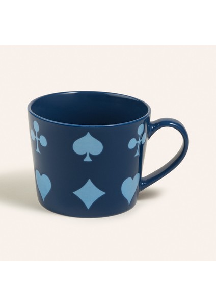 Luohu Porselen Kupa 360 Ml Mavi