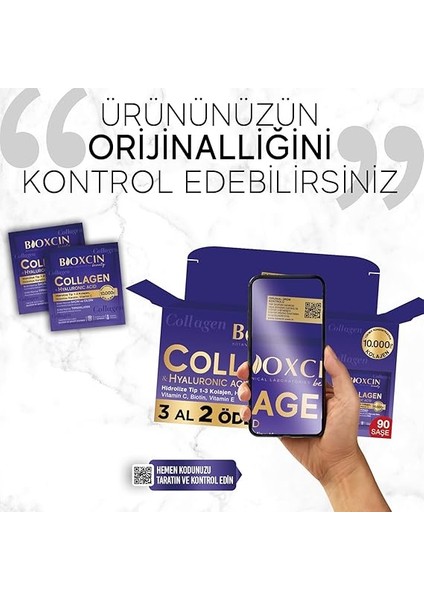 Beauty Collagen Toz Saşe 10.000 Mg – Tip 1 & Tip 3 Hidrolize Kolajen, Keratin, Biotin, C ve E Vitamini, Hyaluronik Asit – Ananas Aromalı – 3 Al 2 Öde modelleri