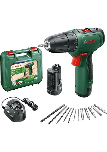 Akülü Vidalama Easydrill 1200 (2 Adet 12 Volt Akü, Taşıma Çantası Içinde)