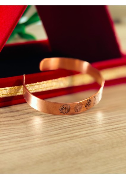 Saf Bakır Bileklik El Yapımı Üzerinde Özel Tasarımlar