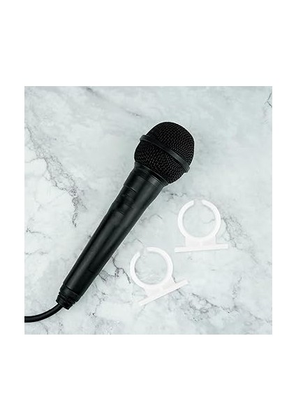 10 Parça Mikrofon Klipsi Açık Mikrofon Dirsek Kelepçe Mikrofon Mikrofonu Klipler Stüdyo Mikrofonu Mikrofon Klipsleme Masa Için Mikrofon Tutucu Mikrofon Braketi Plastik Beyaz fırsatları