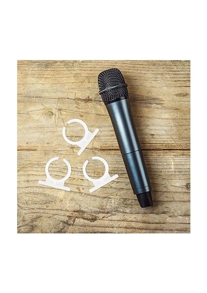 10 Parça Mikrofon Klipsi Açık Mikrofon Dirsek Kelepçe Mikrofon Mikrofonu Klipler Stüdyo Mikrofonu Mikrofon Klipsleme Masa Için Mikrofon Tutucu Mikrofon Braketi Plastik Beyaz indirimleri