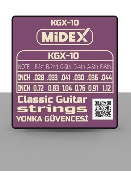 Kgx-10 Klasik Gitar Teli Takımı ve Pena Seti fiyatları