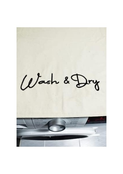 Nakış Işlemeli Çamaşır ve Kurutma Makine Buzdolabı Örtüsü indirimleri