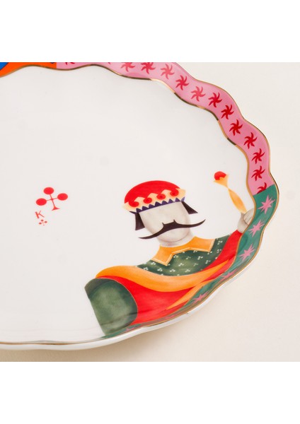 Luohu Porselen Pasta Tabağı 19x19x2 Cm Renkli fırsatları