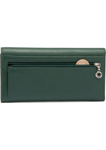 Yeşil Hakiki Deri Kadın Cüzdan - S1CB00005719-I5T fırsatları