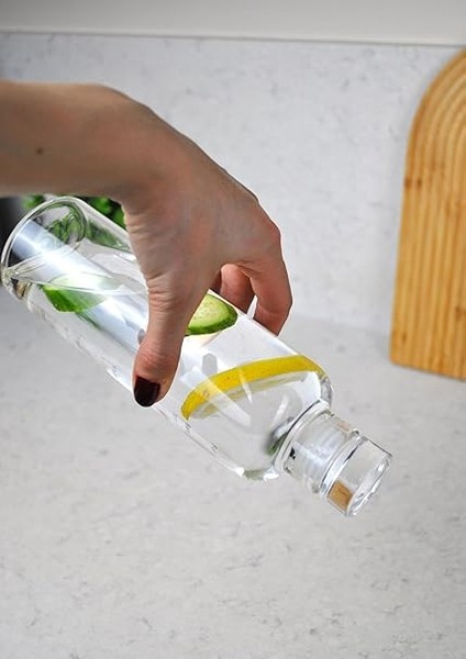 Sağlıklı Motivasyonlu Sızdırmaz Cam Su Şişesi 500 ml Günlük Su İhtiyacınızı Karşılayacak fiyatları