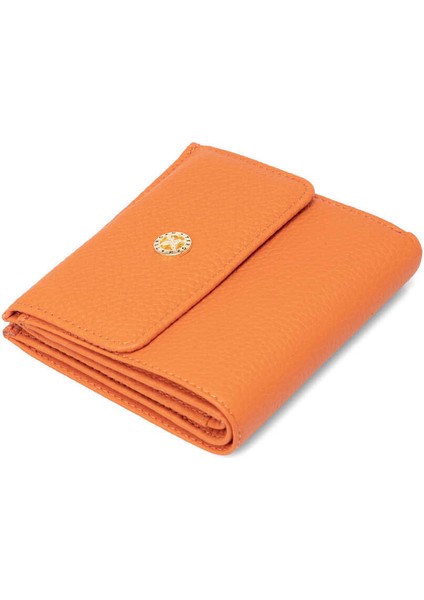 Turuncu Hakiki Deri Kadın Cüzdan - S1CB00005627-J35 fırsatları