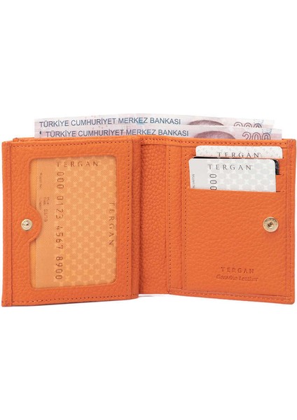 Turuncu Hakiki Deri Kadın Cüzdan - S1CB00005627-J35 indirimleri
