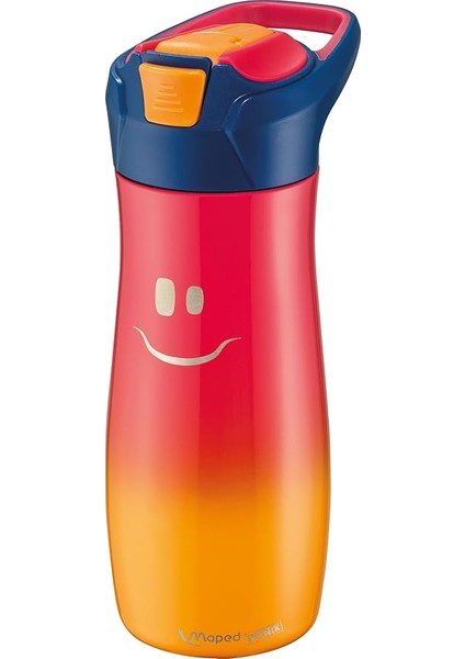 Picnik 580 ml Çelik Matara, Gülen Yüz Figürlü, Pembe modelleri