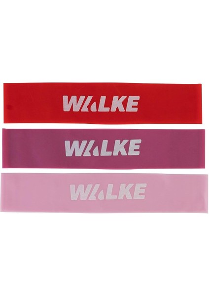 3 'lü Pilates Bandı Plates Egzersiz Direnç Lastiği Seti