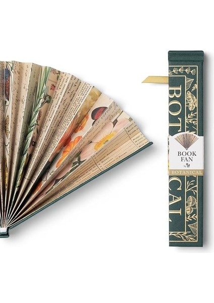 Kitap Şeklinde Yelpaze Botanical
