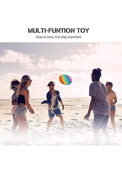 2parça Push Pop Bubble Sensory Fidget Toys,pop It Toy, Push Pop Pop Kabarcık Duyusal Kıpır Kıpır Oyuncak, Kaygıyı Giderir,sıkıcı Zamanı Geç fırsatları