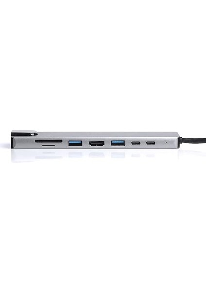 USB 3.1 Type-C 8 In 1 Ethernet/hdmı/tf Sd Kart Okuyucu/usb 3.0 - USB 2.0 / Usb-C & Usb-C Pd Dönüştürücü Çevirici Hub (DK-AC-U31X40) fırsatları