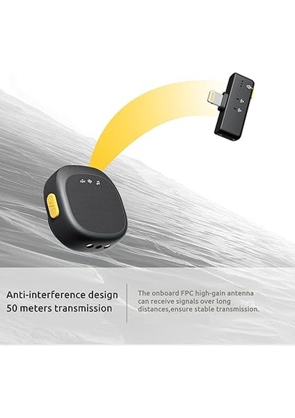 Kablosuz Yaka Mikrofonu Çiftli – 48KHZ Hd Ses, Aı Çift Gürültü Engelleme, 50M Çekim Mesafesi, 1 Sn Otomatik Eşleşme, Taşınabilir Şarj Kutulu, (Lightning/type-C Alıcı) | D07 indirimleri